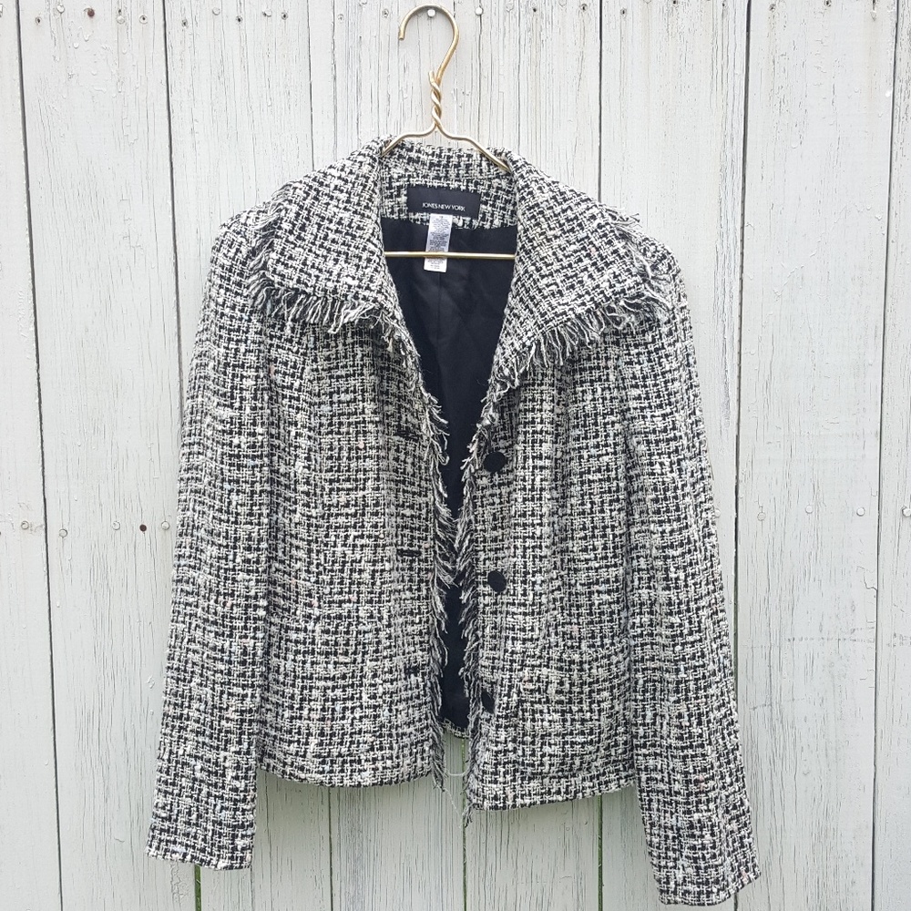 Jones New York Tweed Blazer